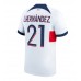 Billige Paris Saint-Germain Lucas Hernandez #21 Udebane Fodboldtrøjer 2023-24 Kortærmet